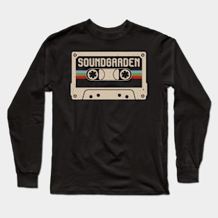 Personalized Soundgarden Name Birthday Vintage Cassette Tape Long Sleeve T-Shirt